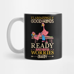 Flamingo is Massage Therapist Mug